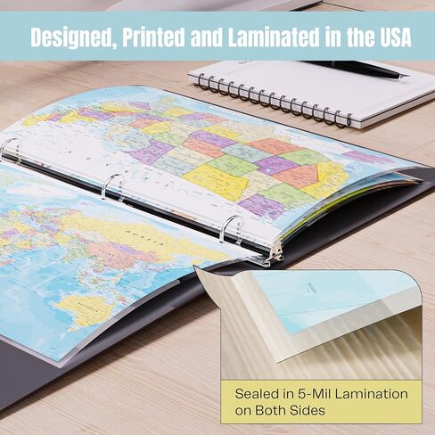 الصفحة المرجعية لاختصارات Excel وPowerPoint وWord - إدراج مغلف ثلاثي الحلقات مزدوج الجوانب لمهارات الكمبيوتر وتنظيم الدراسة - ورقة لامعة متينة (عبوتان) in Saudi Arabia