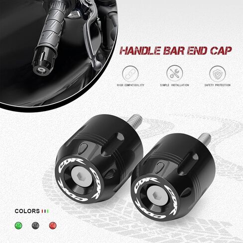 شريط نهاية الدراجة النارية، شريط المقود CNC ينتهي مقابض التوصيل لهوندا CBR400RR CBR500RR CBR1000RR CBR500R CBR650R CBR600RR CBR650F CBR250R CBR600 F1/F2/F3/F4 إلخ in Kuwait