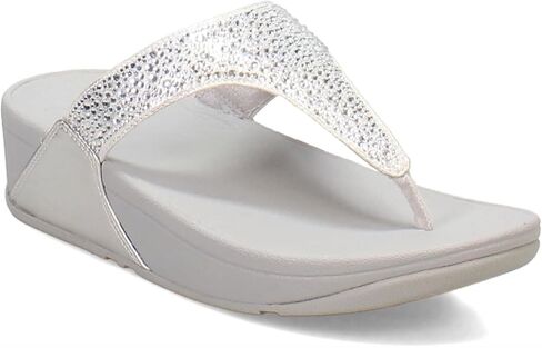 FitFlop EJ8399-045 LULU CRYSTAL EMBELLISHED TOE-POST SANDALS Midnight Navy US06.5 in Saudi Arabia