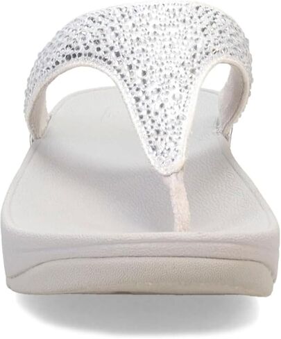 FitFlop EJ8399-045 LULU CRYSTAL EMBELLISHED TOE-POST SANDALS Midnight Navy US06.5 in Saudi Arabia