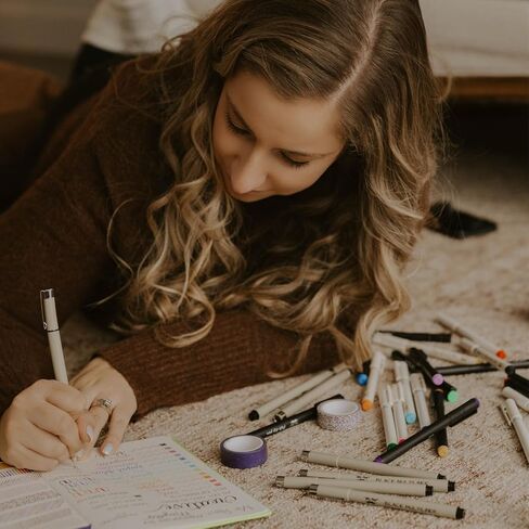Mr. Pen- Creative Journaling Kit, 300-Piece Set for Bullet Point Journaling, Includes Notebook, Pens, Markers, Washi Tape & Tabs, Giftable Journaling Supplies for Beginners & Pros in Saudi Arabia