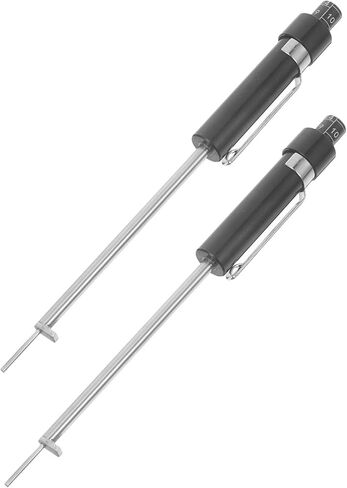 Alipis 2pcs Car Brake Pad Thickness Gauge Iron Detection Pen Dual-Scale Metric Imperial Measurement Tool for Auto Brake Lining Inspection and Maintenance in Saudi Arabia