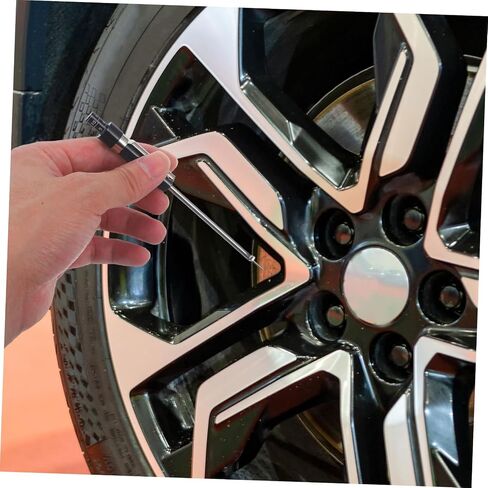 Alipis 2pcs Car Brake Pad Thickness Gauge Iron Detection Pen Dual-Scale Metric Imperial Measurement Tool for Auto Brake Lining Inspection and Maintenance in Saudi Arabia