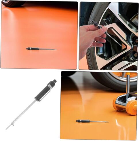 Zerodeko 2pcs Brake Pad Measuring Tool Compact Brake Pad Thickness Gauge with Dual Scale Metric Imperial for Internal External Measurement Car Repair Ruler for On-The-Go Mechanics in Saudi Arabia