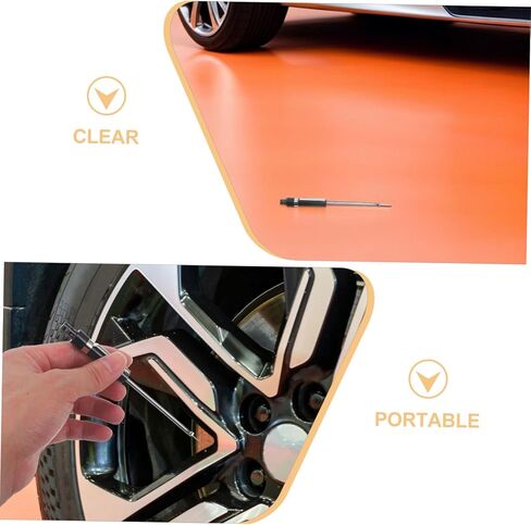Garneck 2pcs Brake Pad Thickness Gauge Tool Iron Brake Disc Measurement Pen with Clear Calibration for Precise Vehicle and Maintenance in Saudi Arabia