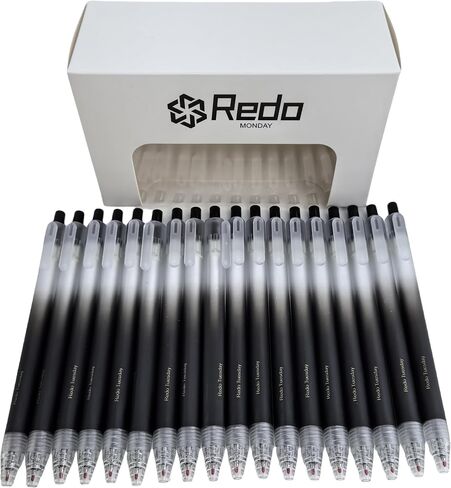 RT01P6, Gel Ink Rollerball Triangular Pen Holder, Press Neutral Pen, Black Ink, 0.5mm Ultra-Fine Pen Tip, Writting Smooth, One Box of 6 Pens (Black RT01P6) in Saudi Arabia