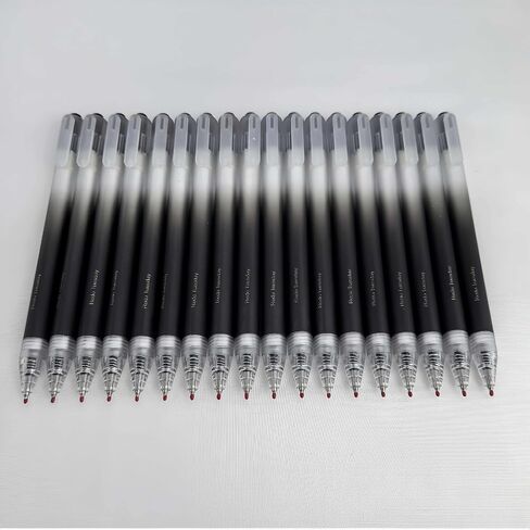 RT01P6, Gel Ink Rollerball Triangular Pen Holder, Press Neutral Pen, Black Ink, 0.5mm Ultra-Fine Pen Tip, Writting Smooth, One Box of 6 Pens (Black RT01P6) in Saudi Arabia