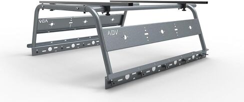 Bolt-On Bed Cargo Rack for Jeep Gladiator, Black Powder-Coated Aluminum, 21" Tall, Clamp and Mounting Hardware Included, No Toolbox Mount in Saudi Arabia