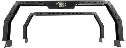 Bed Cargo Rack | Uses Existing Bed Rail Tracks | Black Steel | Non-Adjustable | No Tool Box Mount | Compatible with 2005-2015 Toyota Tacoma in Saudi Arabia