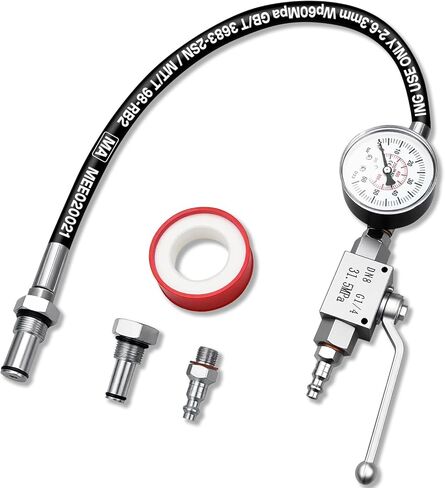 High Pressure Oil System IPR Air Test Tool Kit with Gauge, Compatible with Ford 6.0L-7.3L Powerstroke Diesel Engines in Saudi Arabia