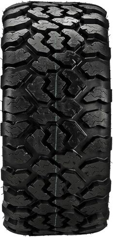RM Cart 12" Casino أسود/أزرق على إطارات شعاعية 20x10R12 Sierra Rover (مجموعة من 4) | مجموعة إطارات وعجلات عربة الجولف مع صواميل العروة القياسية in Kuwait