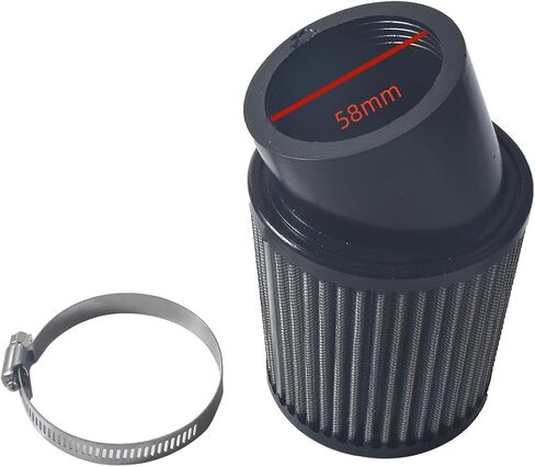 58mm Black Air Filter For High PerFormance Go Kart Mini Bike in Kuwait