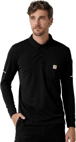 قميص بولو رجالي من Carhartt Rugged Flex Field & Rescue ثقيل الوزن بأكمام طويلة in Saudi Arabia