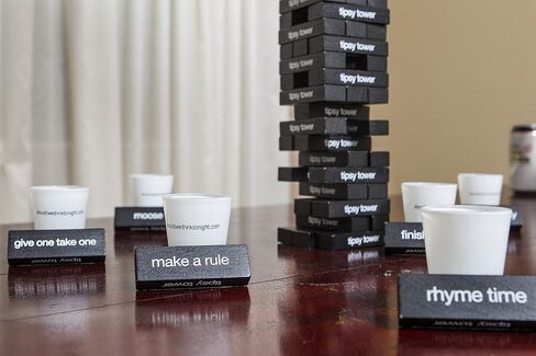 ShouldWeDrinkTonight Tipsy Tower Ultimate Drink Tower Stack Party Game – The Tipsy Tumbling Tower Ice Breaker Game - 54 Blocks with 35+ Drunk Rules and Games. Hilarious Combo of Classic and Modern! in Saudi Arabia