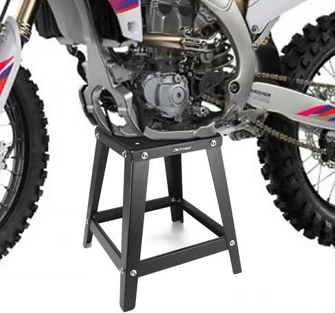 Xitomer Dirt Bike Stand Universal Detachable non Slip Dirt bike Maintenance Motorcycle Stand Universal Detachable Powder Coated Anti Slip Off Road Steel Dirtbike Maintenance Motorcycle Box Stand in Kuwait