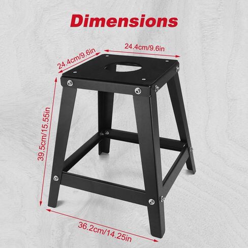 Xitomer Dirt Bike Stand Universal Detachable non Slip Dirt bike Maintenance Motorcycle Stand Universal Detachable Powder Coated Anti Slip Off Road Steel Dirtbike Maintenance Motorcycle Box Stand in Kuwait