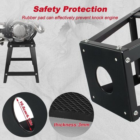 Xitomer Dirt Bike Stand Universal Detachable non Slip Dirt bike Maintenance Motorcycle Stand Universal Detachable Powder Coated Anti Slip Off Road Steel Dirtbike Maintenance Motorcycle Box Stand in Kuwait