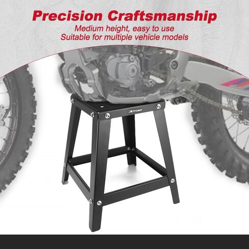 Xitomer Dirt Bike Stand Universal Detachable non Slip Dirt bike Maintenance Motorcycle Stand Universal Detachable Powder Coated Anti Slip Off Road Steel Dirtbike Maintenance Motorcycle Box Stand in Kuwait