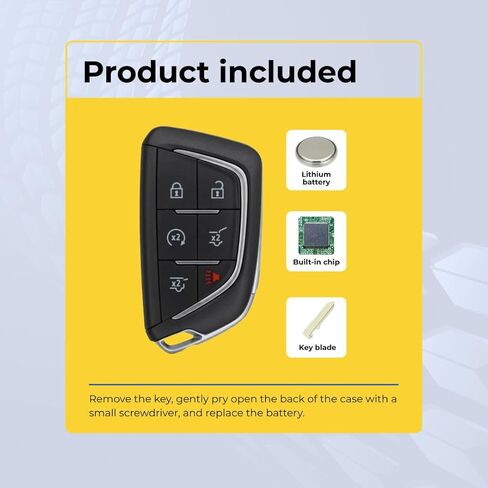 استبدال المفتاح الذكي فوب لكاديلاك إسكاليد 2022 FCC YG0G20TB1 رقم الجزء 13541571 13538864 13546300 in Kuwait