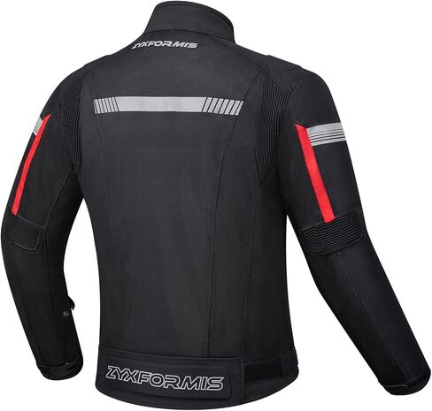 Motorcycle Jacket for Men, CE Armored Mesh Motorbike Jacket for Summer, Breathable Protective Gear for Motorcycling in Kuwait