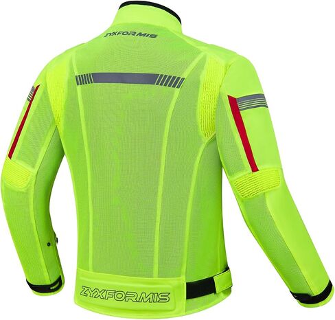 Motorcycle Jacket for Men, CE Armored Mesh Motorbike Jacket for Summer, Breathable Protective Gear for Motorcycling in Saudi Arabia