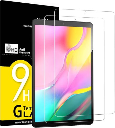 NEW'C 2 Pack Designed for Samsung Galaxy Tab S9 / S9 FE 11 Inch Screen Protector Tempered Glass, Bubble Free, Ultra Resistant in Kuwait