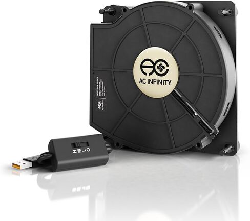 AC انفينيتي مروحة S4 هادئة بمنفذ USB 140 ملم معتمدة من يو ال اي لجهاز استقبال دي في ار وبلاي ستيشن واكس بوكس وخزانة الكمبيوتر من مالتي فان in Kuwait