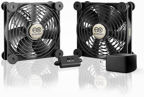 AC Infinity MULTIFAN S4, Quiet 140mm USB Fan, UL-Certified for Receiver DVR Playstation Xbox Computer Cabinet Cooling in Saudi Arabia