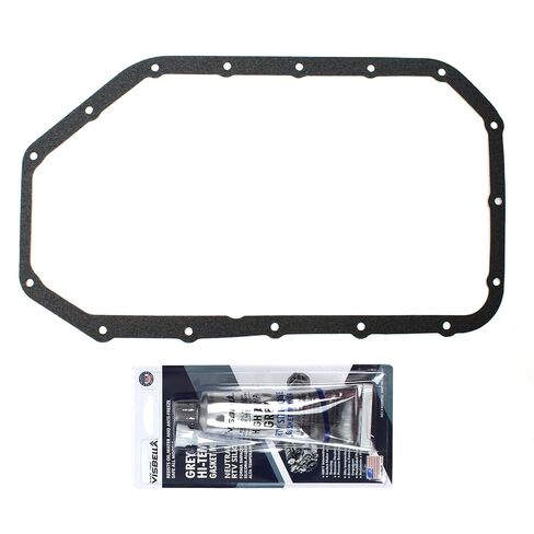 حشية وعاء زيت المحرك مع السيليكون المتوافقة مع 2002-2013 Acura CSX RSX TSX ILX & Honda Accord CR-V Civic Crosstour Element 2.0L 2.4L، يناسب ختم وعاء الزيت البديل in Kuwait