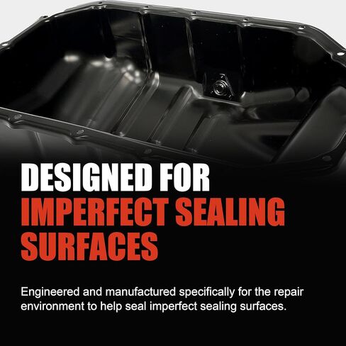 حشية وعاء زيت المحرك مع السيليكون المتوافقة مع 2002-2013 Acura CSX RSX TSX ILX & Honda Accord CR-V Civic Crosstour Element 2.0L 2.4L، يناسب ختم وعاء الزيت البديل in Kuwait