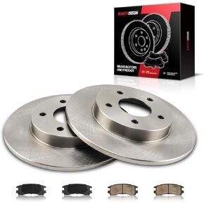 Torchbeam Rear Brake Kit, 11.06" Brake Rotors Ceramic Brake Pads Compatible for 2000-2005 Buick LeSabre, 1997-2002 Buick Park Avenue, 1994-1999 Cadillac DeVille, 1992-2002 Cadillac Eldorado in Kuwait