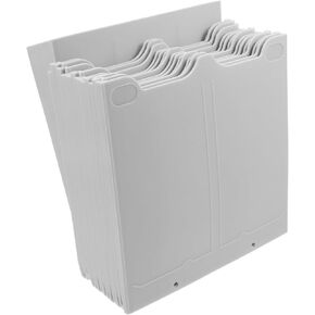 Retractable Wall-Mounted Cards Holder Rack with Slots for Office Attendance Storage Multi-Pocket Card Organizer for Factory and Warehouse Use Easy Installation in Saudi Arabia
