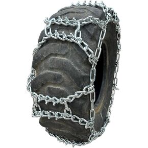 TireChain.com 14.9-38، 14.9 38 سلاسل إطارات ذات قبضة مزدوجة للجرارات مجموعة من 2 in Kuwait