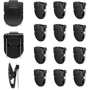 15 PCS Cubicle Clips Black Plastic Cubicle Accessories Hooks for Fabric Walls Panels Wall Clips for Hanging Office Notes Photos Frame Memos Accessories Decor in Kuwait