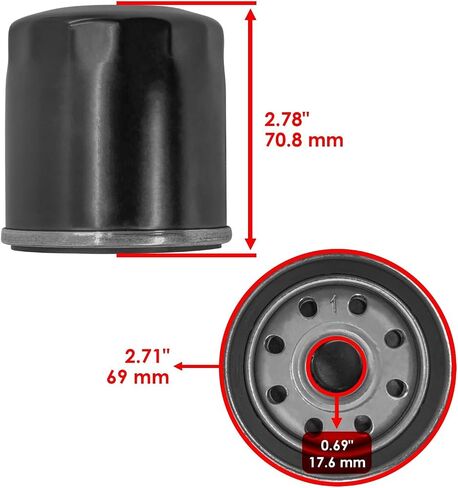 Powersports Replacement Parts for MIU13018 Transmission Oil Filters For John Deere Z425 Z445 Z465 Z720E Mod-C33C-35923 in Saudi Arabia