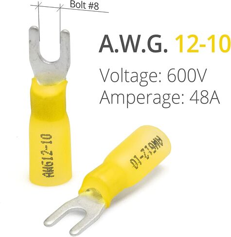 موصلات سلكية من Wirefy - مجموعة موصلات أسلاك أنثى - موصلات سلكية سريعة الفصل - أطراف مجرفة كهربائية - مقياس أزرق 16-14 - 150 قطعة in Kuwait