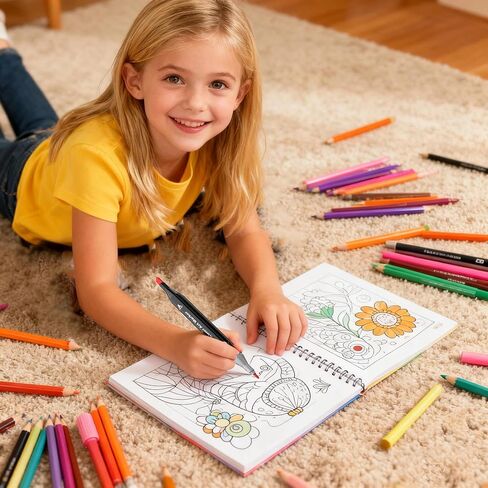 أقلام تحديد كحول Soucolor 120 لونًا مع حافظة وحاملات، وإزميل مزدوج الأطراف وأقلام رسم فنية دقيقة لتلوين البالغين ورسم الأطفال، ومستلزمات فنية لأقلام التحديد الفنية لمزج الرسم in Kuwait