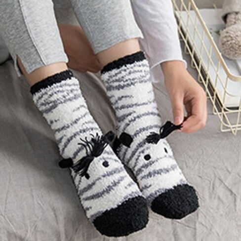 Benefeet Sox Womens Fuzzy Socks Cute Animal Fluffy Soft Socks Funny Plush Cozy Socks Warm Winter Sleep Socks Christmas Gifts in Saudi Arabia