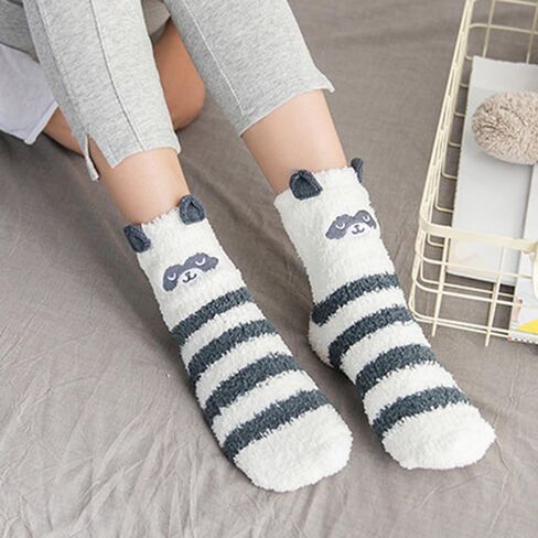 Benefeet Sox Womens Fuzzy Socks Cute Animal Fluffy Soft Socks Funny Plush Cozy Socks Warm Winter Sleep Socks Christmas Gifts in Saudi Arabia