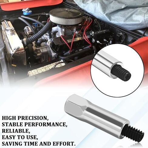 8PCS Valve Cover Bolts for Chevy SBC Valve Covers Bolts for Chevy 350 283 305 327 383 351W Engine Chrome Hex Head Block Stud Nut Gasket Kit with Black Oxide Finish Bolt Set in Saudi Arabia