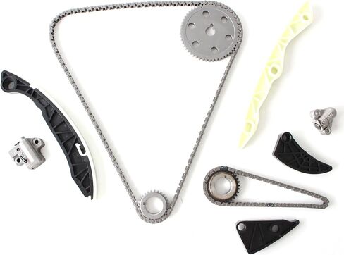مجموعة سلسلة توقيت المحرك AUCERAMIC متوافقة مع Hyundai Sonata 06-09، Tucson 10-13، Kia Forte 10-13، Optima 06-10، Rondo 07-10 2.4L L4 23121-25060 24321-25000 in Kuwait
