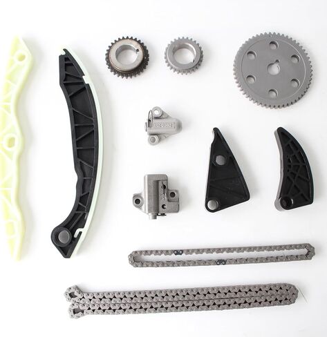 مجموعة سلسلة توقيت المحرك AUCERAMIC متوافقة مع Hyundai Sonata 06-09، Tucson 10-13، Kia Forte 10-13، Optima 06-10، Rondo 07-10 2.4L L4 23121-25060 24321-25000 in Kuwait