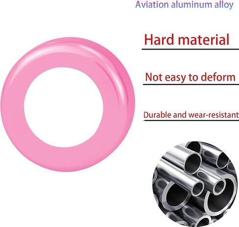 for Kia Carnival/Carnival Hybrid/K5/Niro/Sorento/Sportage Interior Package, Push-Button Start, air Conditioning Control knob Cover, 3-Piece Set (Pink) in Saudi Arabia
