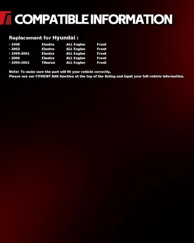 Torchbeam Front Brake Kit, 10.12" Drilled and Slotted Brake Rotors Ceramic Brake Pads Compatible for 1998-2002 2006 Hyundai Elantra, 1999-2001 Hyundai Tiburon in Saudi Arabia