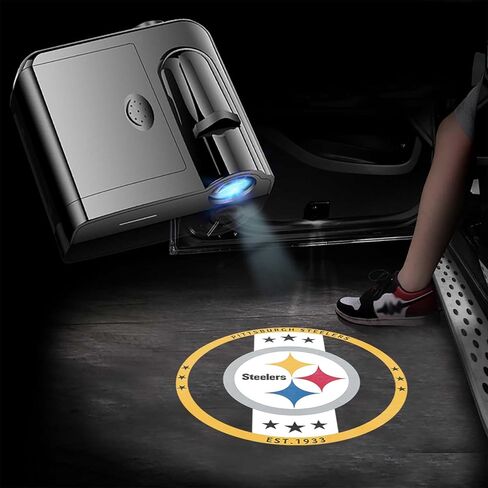 Car Door Lights Logo Projector - 2PCS Eagle Logo Car Door Projector Lights Welcome Courtesy Ghost Shadow Lamp Fit for All Car Models, YBD-FC-LaoYing in Saudi Arabia