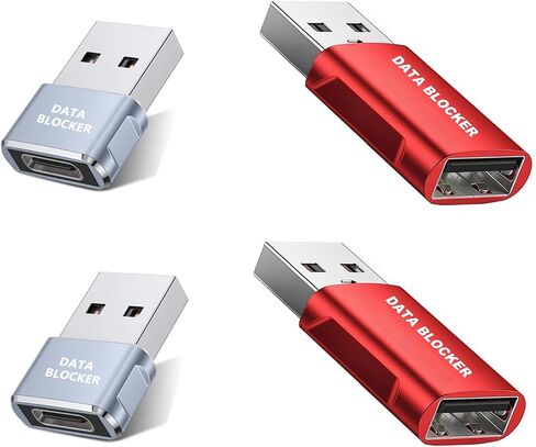 4rd Gen Data Blocker (2-Pack)-USB C Data Blocker, Type-C Charger, for iPhone 12 & Any USB C Mobile Phone Charging ,Protect Against Juice Jacking, Hack Proof 100% Guaranteed, USB- Data Blocker in Kuwait
