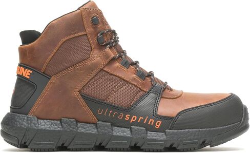 Wolverine Men's Rev Ultraspring DuraShocks CarbonMax Lx Mid Industrial Boot in Saudi Arabia