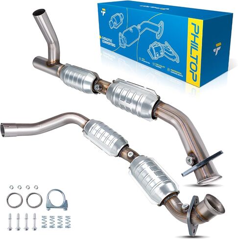 PHILTOP Catalytic Converter Direct-Fit Compatible with Volvo 2007 2008 2009 2010 2011 XC90 3.2L, 2012 2013 2014 XC90 Replace# 16666, 644007, 21506, 41003 (EPA Compliant) in Saudi Arabia