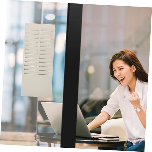 Multi-Slot Attendance Card Holder Wall-Mounted Rack Plastic Storage Stand with Smooth Edges for Office Payroll and Employee Sign-in Cards in Saudi Arabia