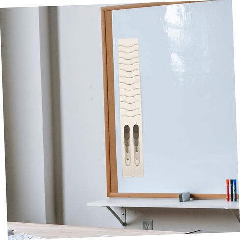 Wall-Mount Card Holder Rack Retractable Cards Organizer for Warehouse Attendance Office Label Storage Multi-Functional Practical Slot Shelf for Home and School Use in Saudi Arabia